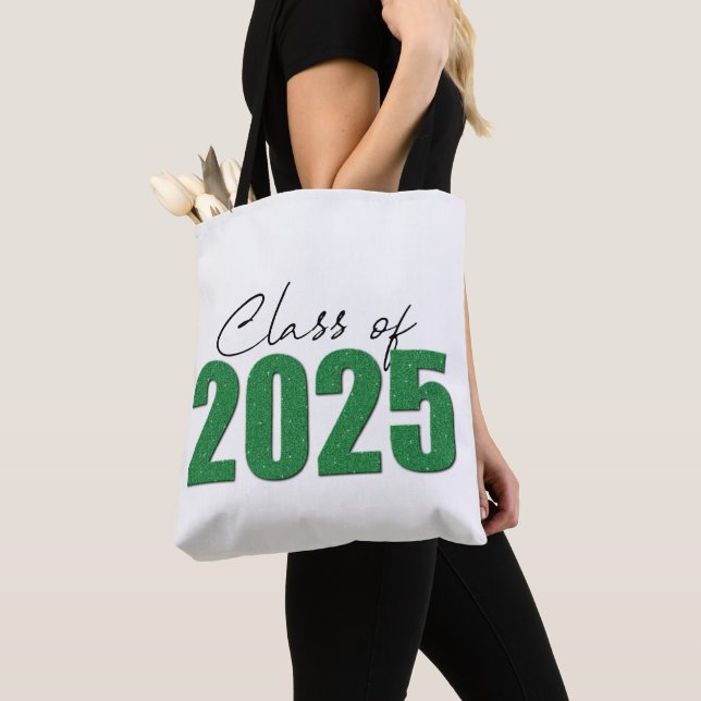Klasse des grünen Glitzer von 2025 (Von Nahem)