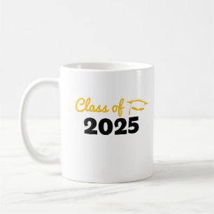 Klasse des Jahres 2025 Abschluss Kaffeetasse