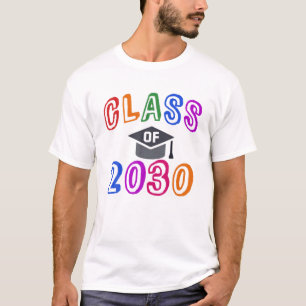 KLASSE des Jahres 2030 Vierte Klasse Abschluss auf T-Shirt