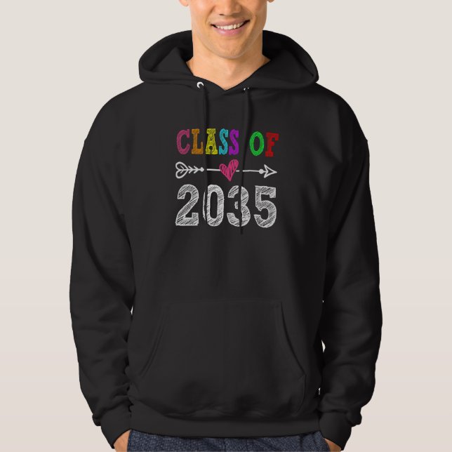 Klasse des Kindergartens 2035 mit m G Hoodie (Vorderseite)