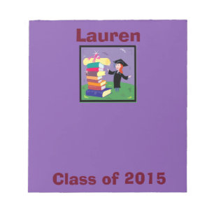 Klasse des kleinen Lila Schulleiters 2015 Notizblock