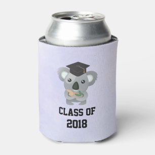 Klasse des Koala-Bären in einer Graduierungsstufe Dosenkühler