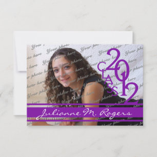 Klasse des Lila Fotos 2012 Einladung