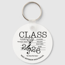 Klasse des Marching-Band-Abschlusses 2026 Schlüsselanhänger