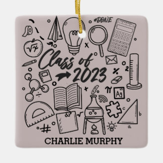 Klasse des Mathematikstudiums Abschluss 2023 Keramikornament