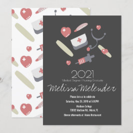 Klasse des Medical Nurse Graduate Pattern 2023 Einladung