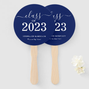 Klasse des Navy Blue Abschlusses 2023 Fächer