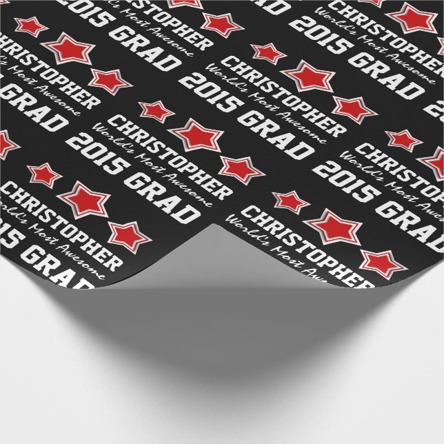 Klasse des Phantastischen Graduats A15 oder JÄHRLI Geschenkpapier (Ecke)