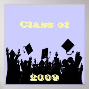 Klasse des Poster 2009 Sie wählen BkGrd/Schriftart