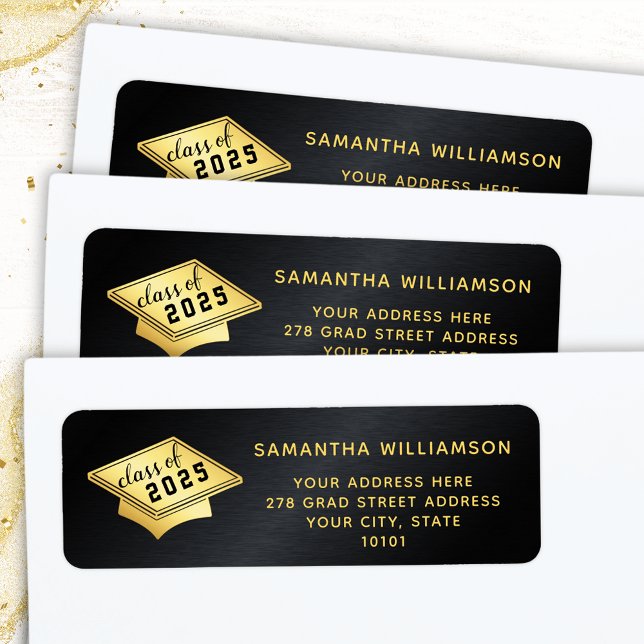 Klasse des Schwarz-Gold-Abschlusses mit Abschluss  (Von Creator hochgeladen)