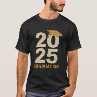 Klasse des T-Shirts "Vintager Abschluss" 2025