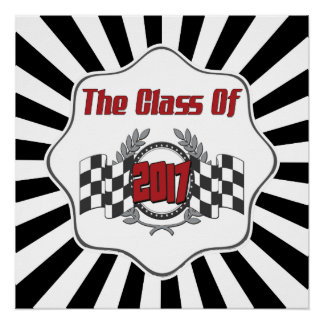 Klasse des überprüften Felds für Abschluss 2017 Poster