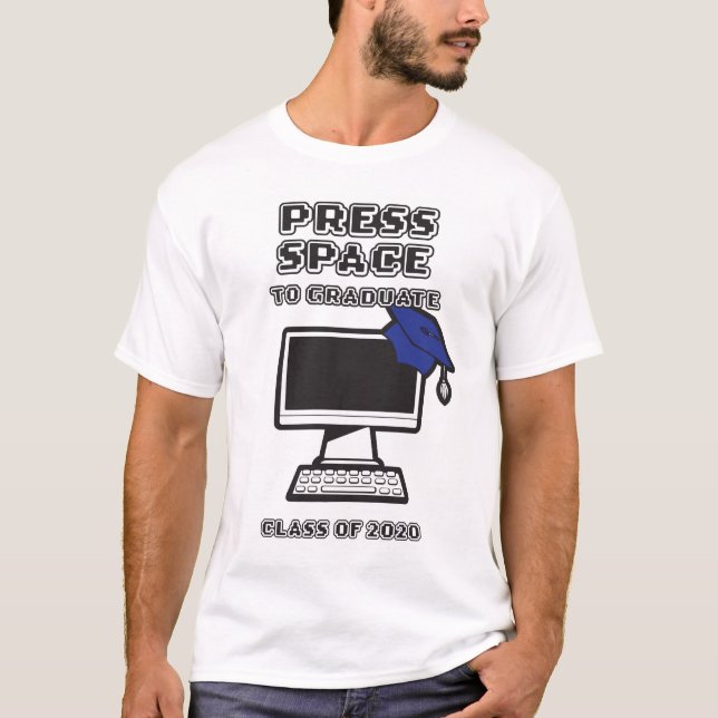 Klasse des virtuellen Abschlusses 2020 T-Shirt (Vorderseite)
