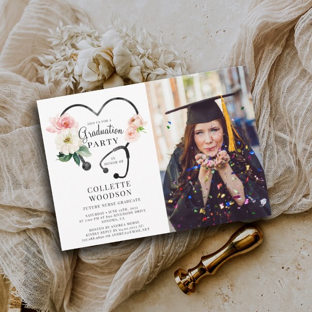 Klasse des zukünftigen Foto-Party für Krankenwagen Einladung (Von Creator hochgeladen)