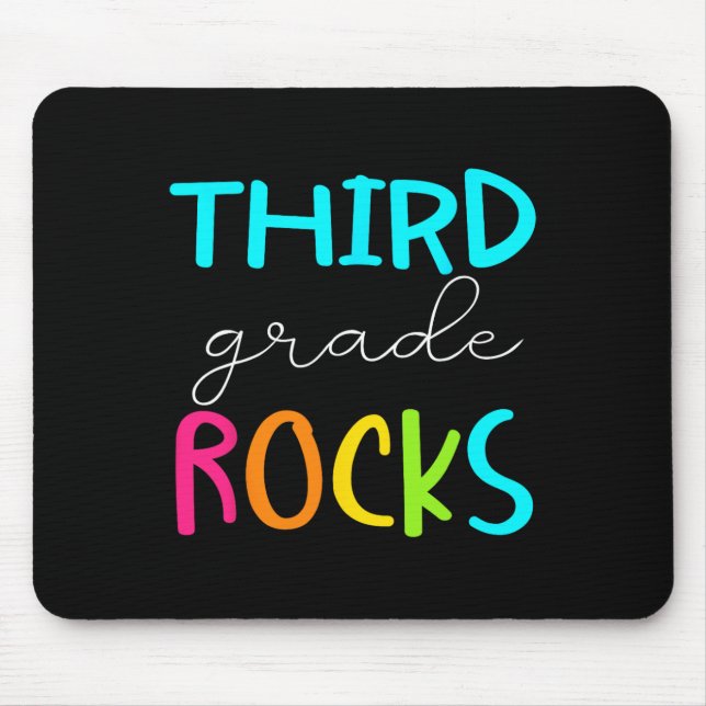 Klasse drei rockt Team Lehrer der 3. Klasse  Mousepad (Vorne)