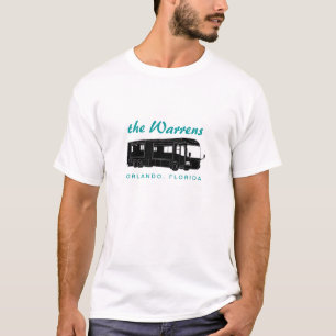 Klasse eine Motorhome/Bus-Silhouette-Grafik T-Shirt