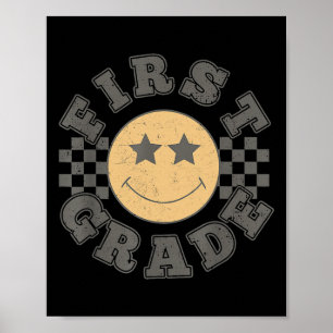 Klasse eins, erste Klasse erster Schultag Lehrer Poster