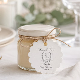 Klasse Elegante alberne Gans-Baby-Party Geschenkanhänger
