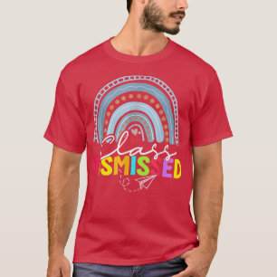 Klasse entlassen glücklichen letzten Schultag Lehr T-Shirt
