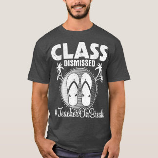 Klasse entlassener Lehrer im Sommerurlaub H T-Shirt