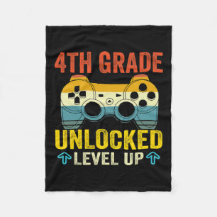 Klasse freigeschaltet Level Up Videospiel Zurück z Fleecedecke