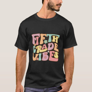 Klasse fünf geht zurück zur Schule 5. Klasse Lehre T-Shirt
