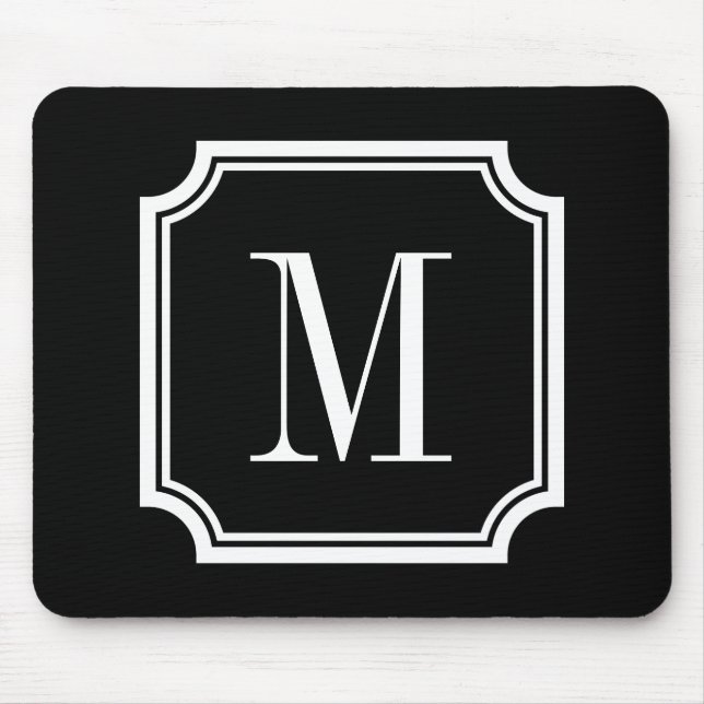 Klasse für benutzerdefiniertes Monogramm-Mauspad | Mousepad (Vorne)