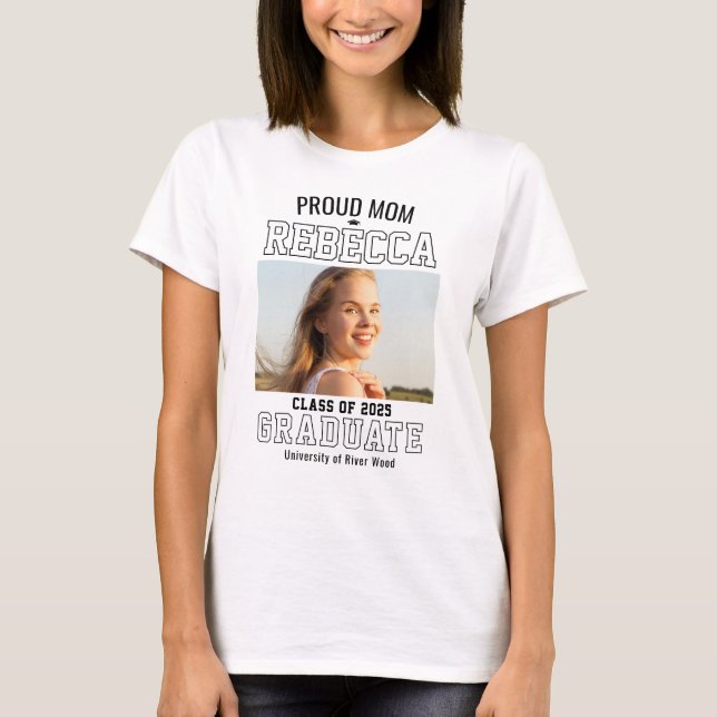 Klasse für die Mama von 2025-Absolventen T-Shirt (Vorderseite)