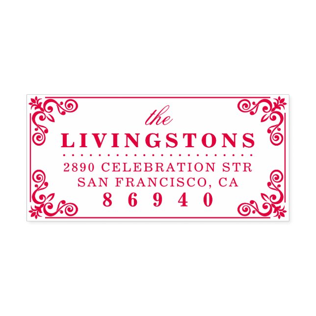 Klasse Geblüht grenzüberschreitender Familienname  Permastempel (Design)