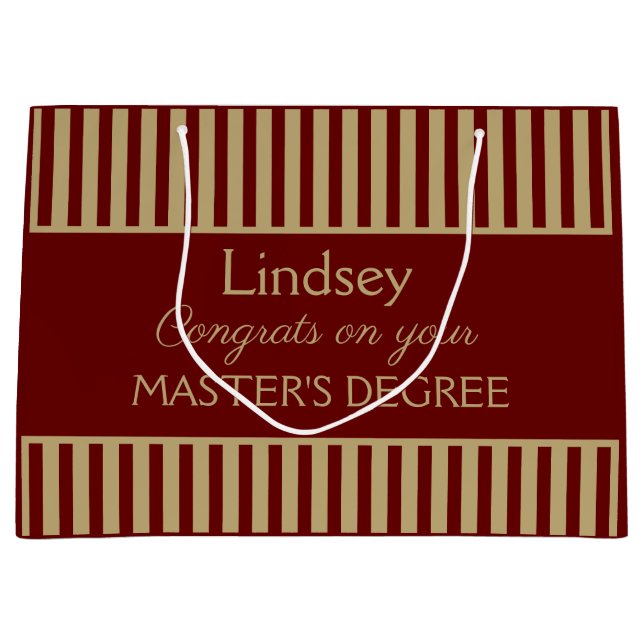 Klasse! Geschenktasche für den Meister Große Geschenktüte (Vorderseite)