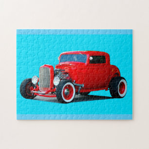 Klasse Heißer-Ruten-Auto Puzzle