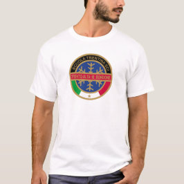 Klasse im Schnee-Button T-Shirt