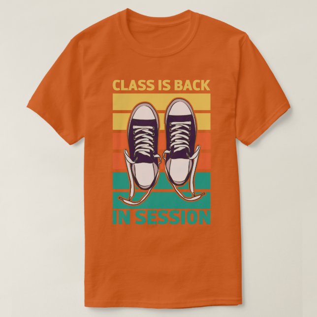 Klasse ist zurück T-Shirt (Design vorne)