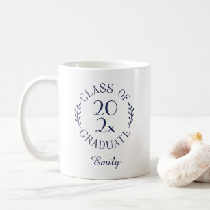 Klasse Jahr Name Marine Typografie Abschluss Kaffeetasse