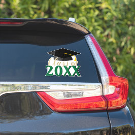 Klasse JEDES COLOR COMBO Abschluss Year Graduate Aufkleber