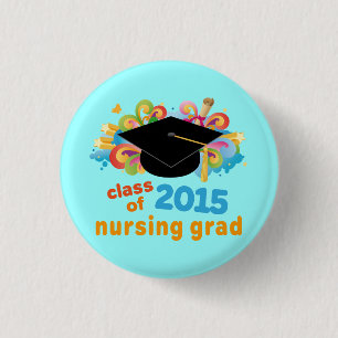 Klasse Krankenpflege-graduierten Buttons 2015