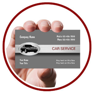 Klasse Luxus-Auto-Service-Taxi Visitenkarte