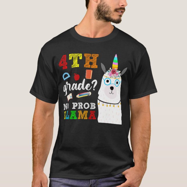 Klasse Nr. prob llama T-Shirt (Vorderseite)