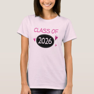 Klasse rosa Schmetterlinges 2026 T-Shirt