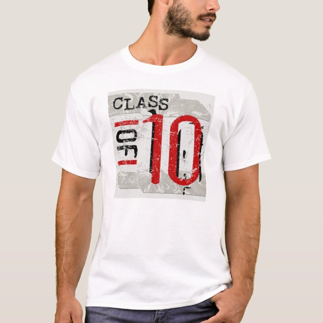 Klasse von 10 Grunge-hellen T - Shirts (Vorderseite)