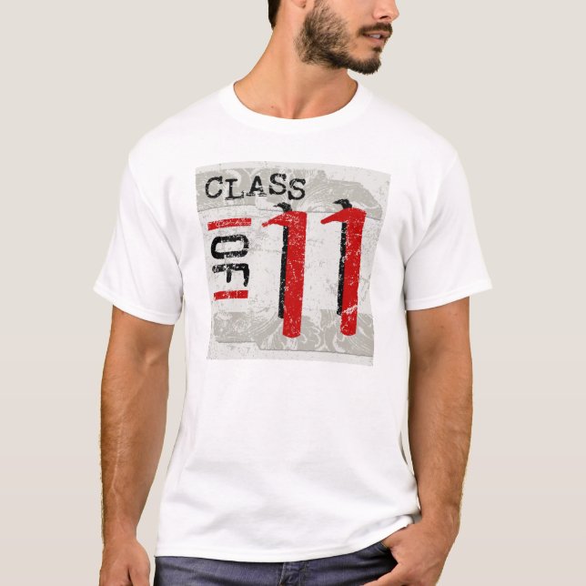 Klasse von 11 Grunge-hellen T - Shirts (Vorderseite)