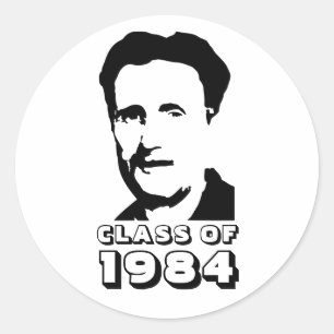 Klasse von 1984 (George Orwell) Runder Aufkleber