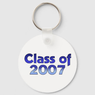 Klasse von 2007 blau u. weiß schlüsselanhänger