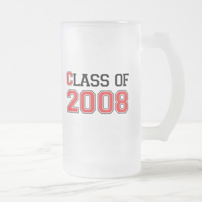 Klasse von 2008 mattglas bierglas (Rechts)
