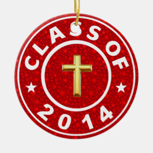 Klasse von 2014 christlich keramikornament