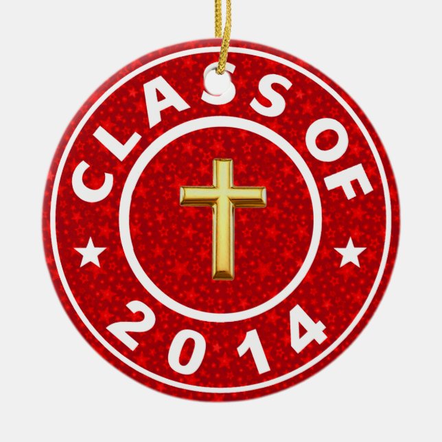 Klasse von 2014 christlich keramikornament (Vorne)