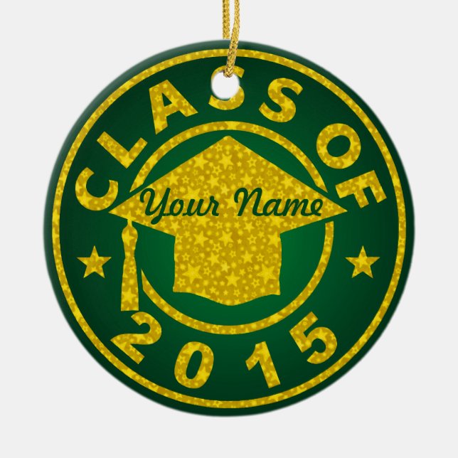 Klasse von 2015 keramik ornament (Vorne)