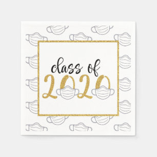 Klasse von 2020 Abschluss Napkin - Gesichtsmaske G Serviette