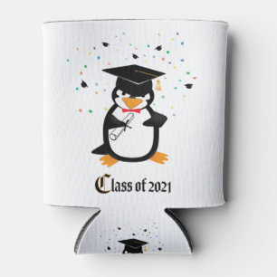 Klasse von 2021 Abschluss Penguin Dosenkühler
