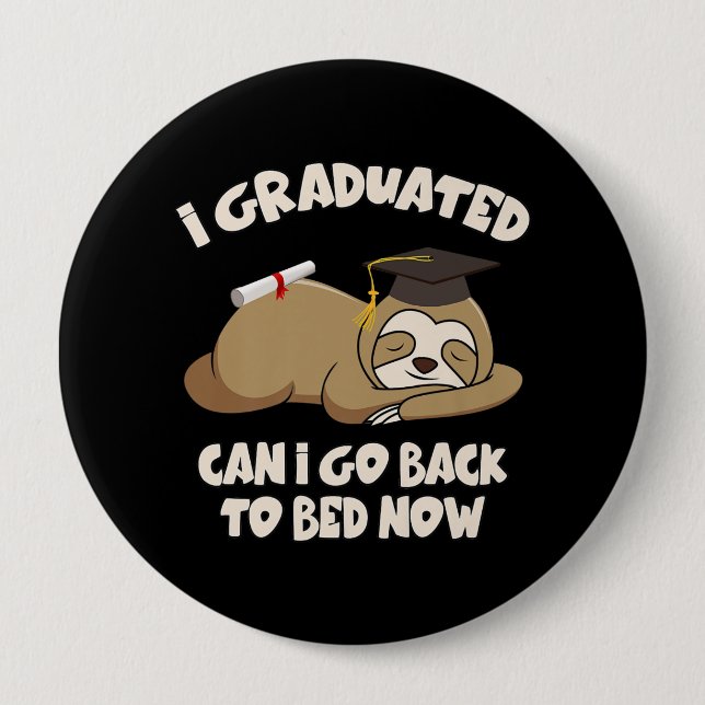 Klasse von 2021 kann ich zurück zu Bett-Uni Button (Vorderseite)
